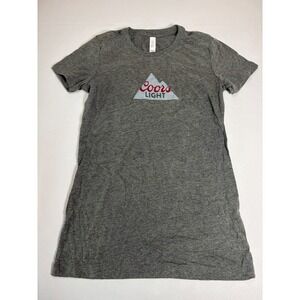 New Without Tags COORS LIGHT Beer Women's Tshirt Size Medium Fitted